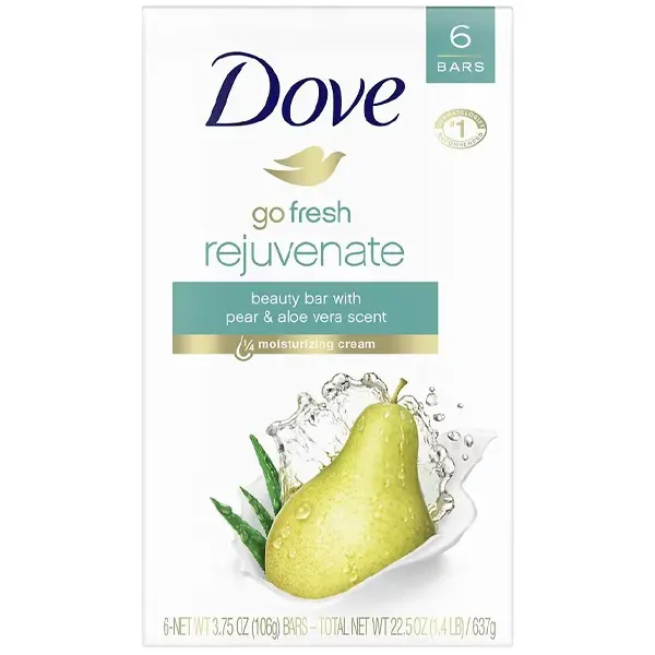 صابون داو مرطوب کننده Go Fresh بسته 6 عددی