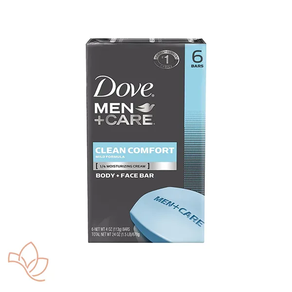 صابون مردانه داو مدل Clean Comfort بسته 6 عددی