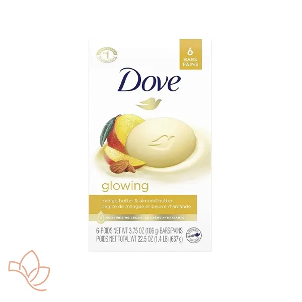 صابون داو مدل Glowing بسته 6 عددی