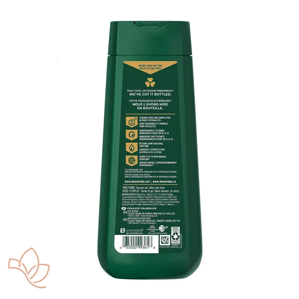 شامپو بدن آیریش اسپرینگ مدل Deep Active Scrub