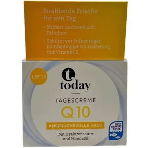 کرم روز ترمیم‌ کننده و جوان کننده Q10 با SPF 15 تودی