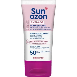 فلوئید ضد آفتاب ضد پیری با SPF 50 سان اوزون