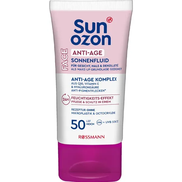 فلوئید ضد آفتاب ضد پیری با SPF 50 سان اوزون
