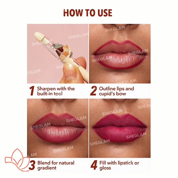 مداد لب تراش دار شیگلم Lip Facts Lip Liner