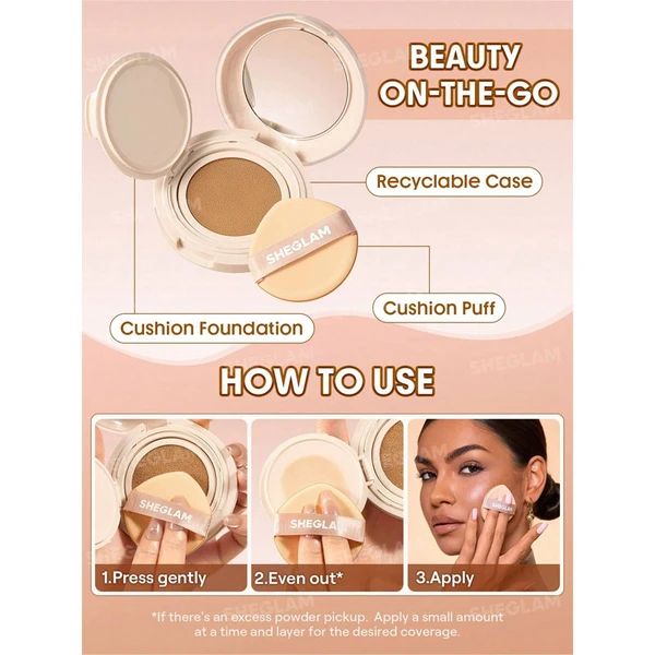 کوشن کرم پودر شیگلم Lock & Go Long‑Lasting