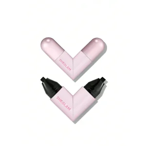 خط چشم دوسر و استامپی شیگلم مدل insta wing heart